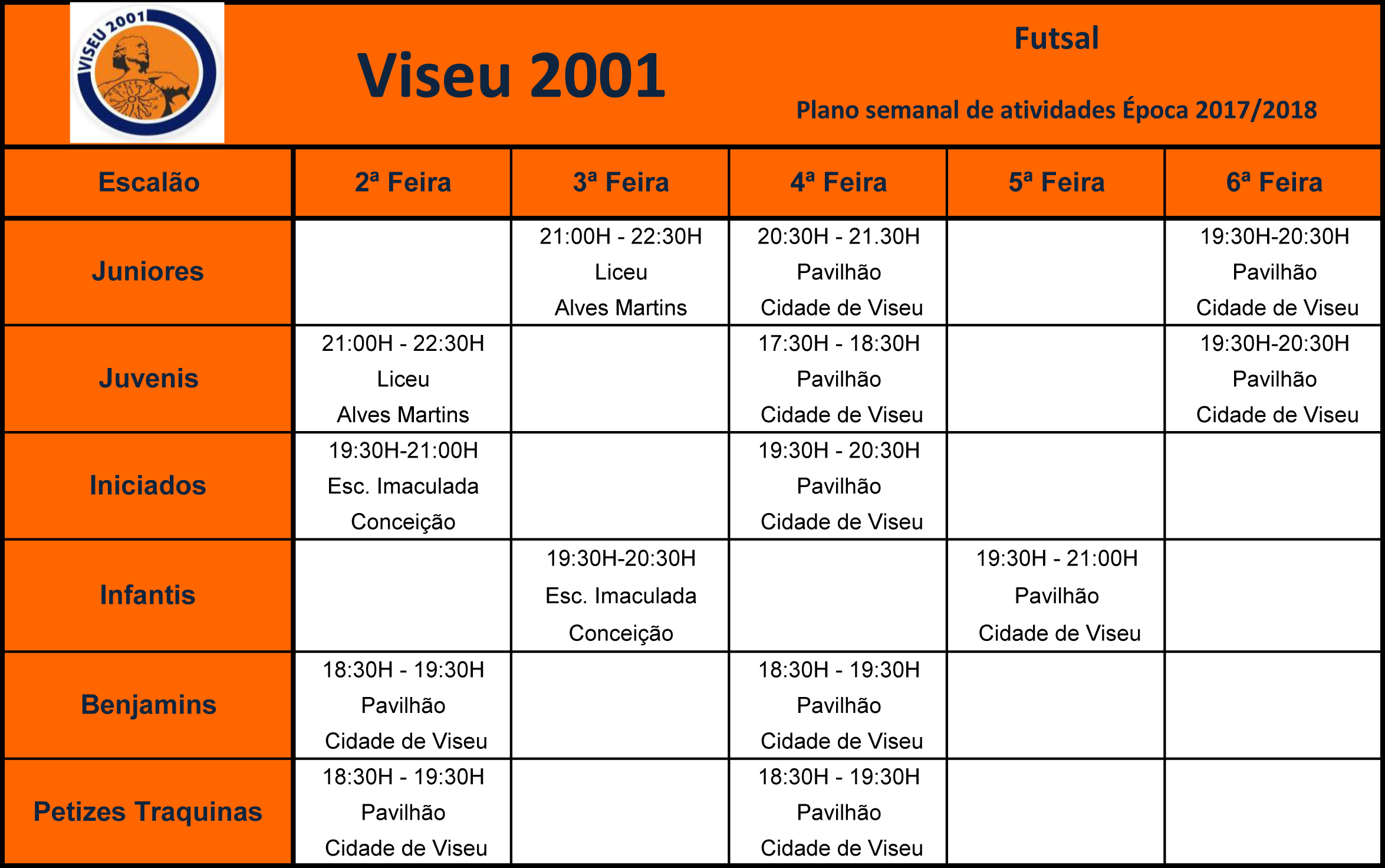 Mapas Treino FUTSAL 17-18